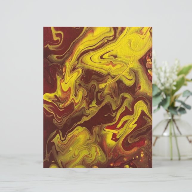 What a view! Golden Scrapbook paper. (Em pé/Frente)