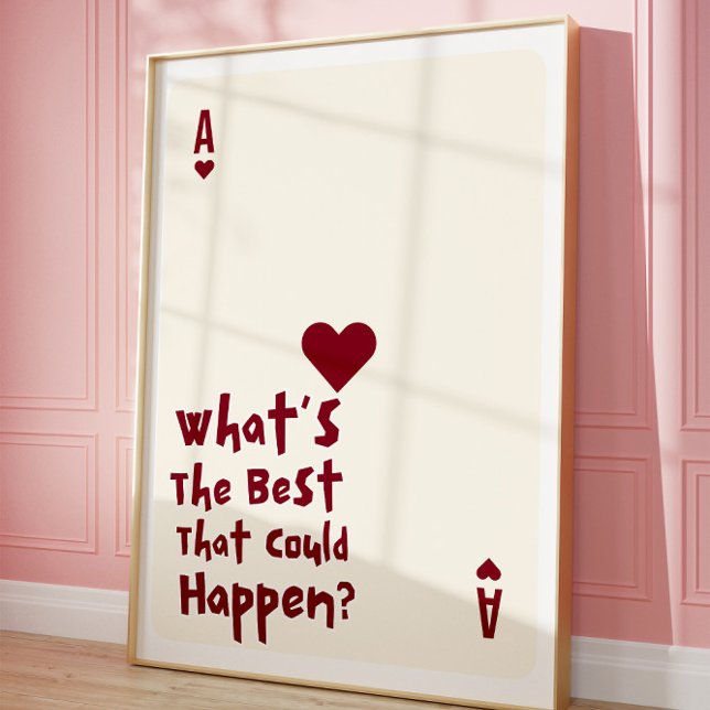 What’s Best That Could Happen Inspirational Poster (Criador carregado)