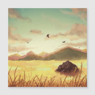 Wheat fields at sunrise