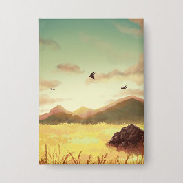 Wheat fields at sunrise