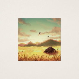 Wheat fields at sunrise