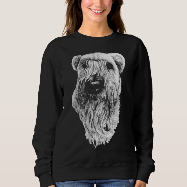 Wheaten Terrier Sweatshirt Terrier Camisetas de cã (Frente)