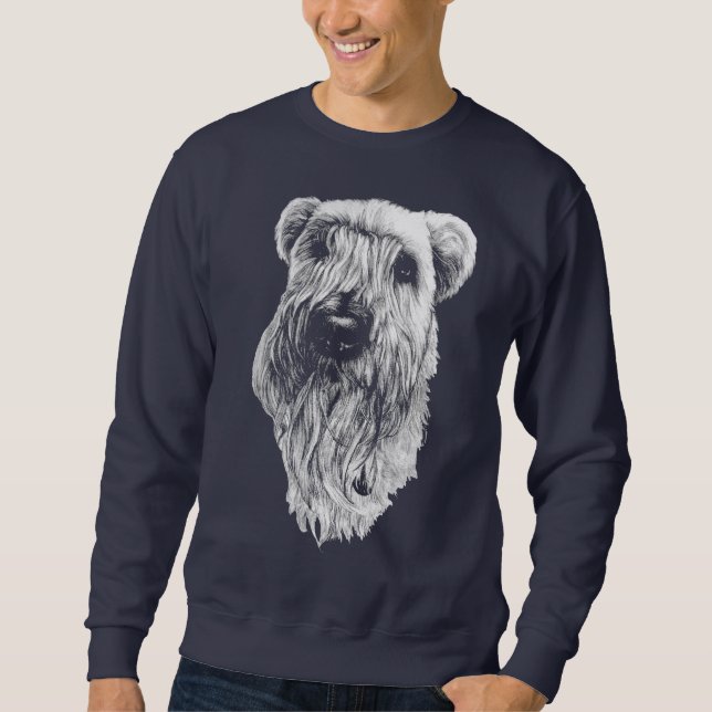 Wheaten Terrier Sweatshirt Terrier Camisetas de cã (Frente)