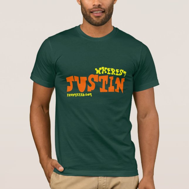 WHERES JUSTIN? CAMISA (Frente)