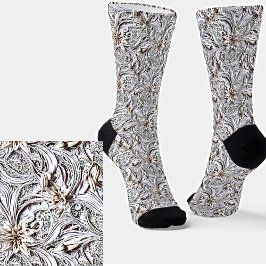 Whimsic Fantasy White Lily Filigree