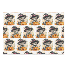 Whimsical Assortion of Fall, Autumn Wrapping Pape