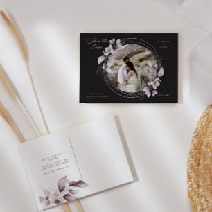 whimsical fall floral salvar data postar cartão po