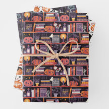 Whimsical Halloween Pumpkins Conjunto de Três