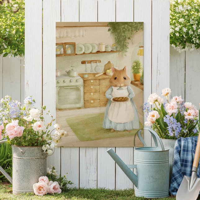 Whimsical hamster Storybook kids Poster (Criador carregado)