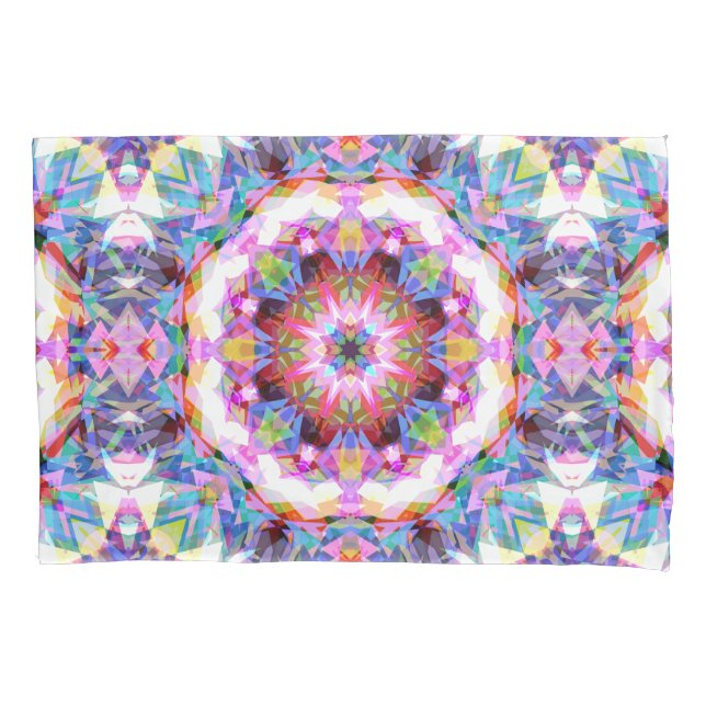Whimsical Purple Blue Pink Colorful Pattern (Frente)