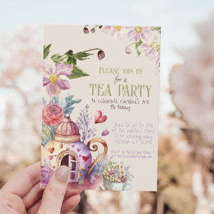 Whimsical Wildflower Fairytale - Convite do Partid