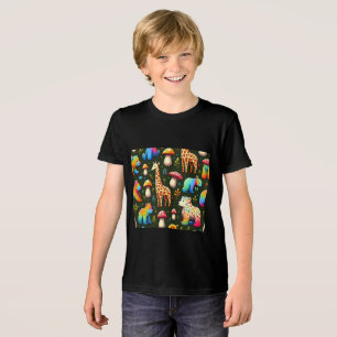 Whimsical Woodland Cria Crianças T-Shirt