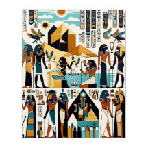 WhimsicalArtworks Hieroglific Enigma Wall Art