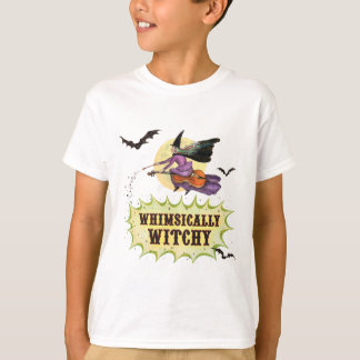 Whimsically Witchy Kids White T-Shirt