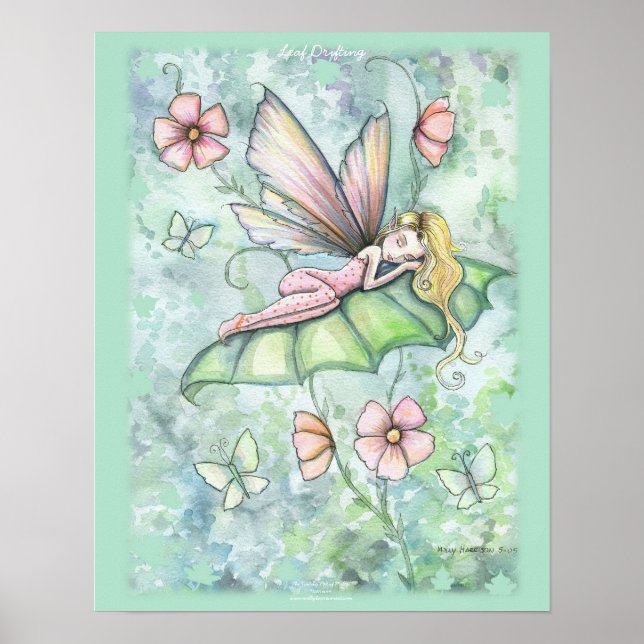 Whimssleepy Flower Fairy Poster Art (Frente)