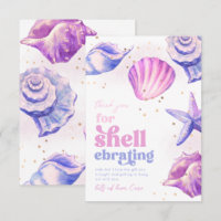 Whimsy Shellebrat Obrigado Cartões