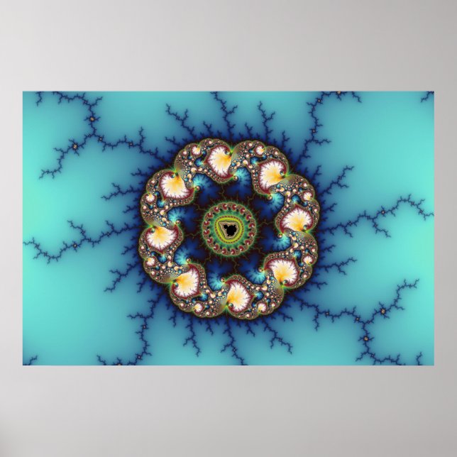 Whirlpool - Fractal Poster (Frente)