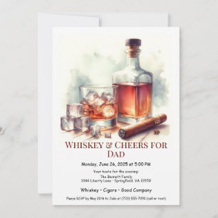 Whiskey & Charutos – Convite de Dia dos Pais Editá