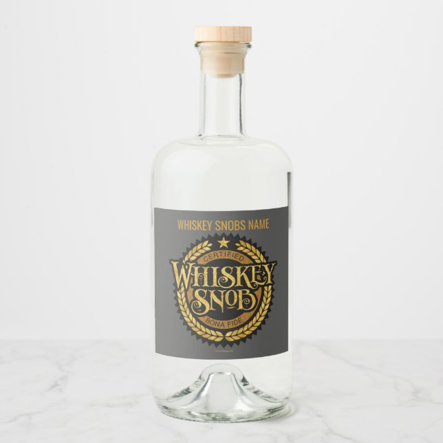 Whiskey Snob (Frente)