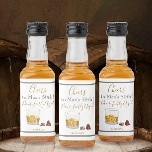 Whiskey Watercolor Chocolate Truffles Aniversário