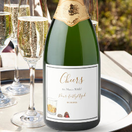 Whiskey Watercolor Chocolate Truffles Aniversário