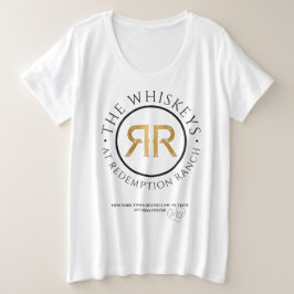Whiskeys Ranch de Redenção Logotipo T-Shirt até 4x