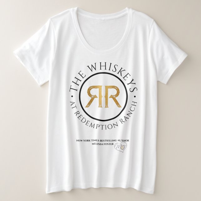 Whiskeys Ranch de Redenção Logotipo T-Shirt até 4x (Frente do Design)