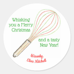 "Whisking o o Feliz Natal" trata a etiqueta