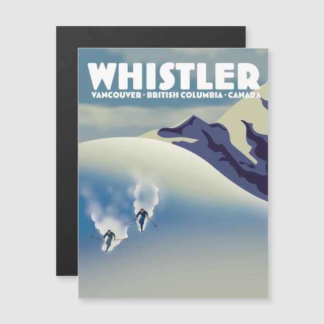 Whistler British Columbia Canada Ski (Frente/Verso)