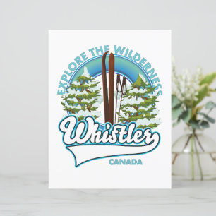 Whistler Canadá,explorar a natureza, logotipo de e