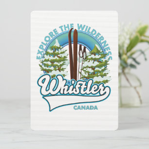 Whistler Canada, explore a natureza, logotipo de e