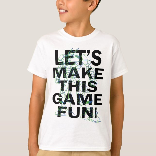 White and Green Line Art T-Shirt Design (Frente)