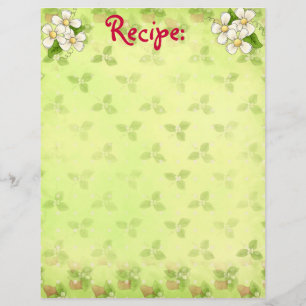 White Blossom Recipiente Paper