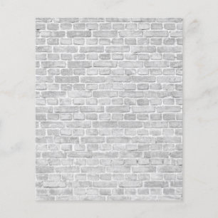 White Brick Wall Paper