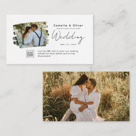 White Clássico de Convite de Foto de Orçamento