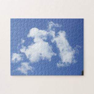 White Cloud Shapes Jigsee Quebra-cabeça