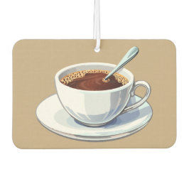 White coffee cup on a saucer filled with coffee