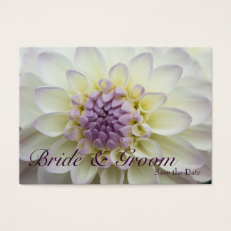 White Dahlia ・ Salve a miniplaca de data