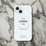 White de Mídia Social de Negócios<br><div class="desc">Transforme seu iPhone em uma poderosa ferramenta de marketing com nosso caso personalizado! Ideal para pequenas empresas, este caso mostra seu logotipo e slogan, fazer uma declaração ousada sobre sua marca. Abaixo, incluímos seus detalhes de contato para facilitar a referência. Além disso, há espaço para três ícones de mídia social...</div>