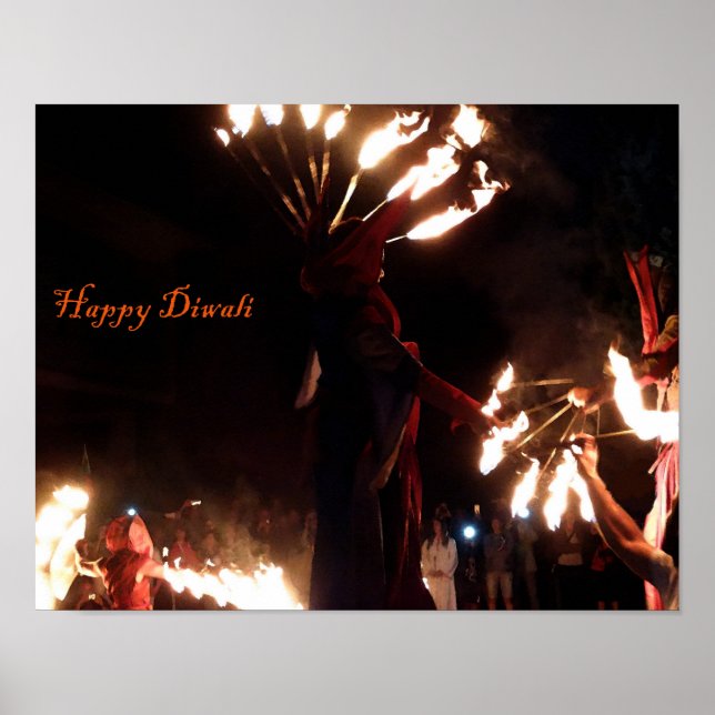 White Diwali Value Poster Paper (Matte) (Frente)