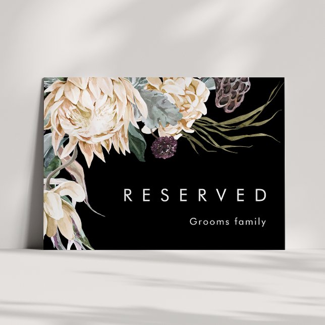White Floral | Sinal Preto Reservado (Criador carregado)