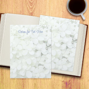 White Flowers Folheto Informativo do Artesanato de