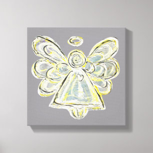 White Light Guardian Angel Canvas Wall Art