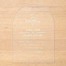 White Minimal Elegant Wedding