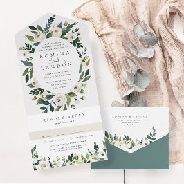 White Peony | Casamento Floral por Aquarela Oval