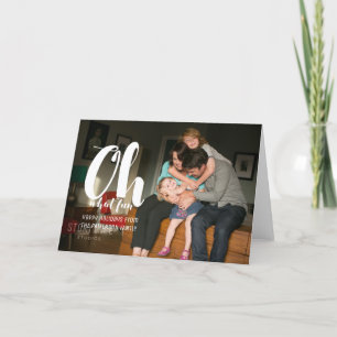 White, Que Cartão de Saudação de Foto Feriado Dive