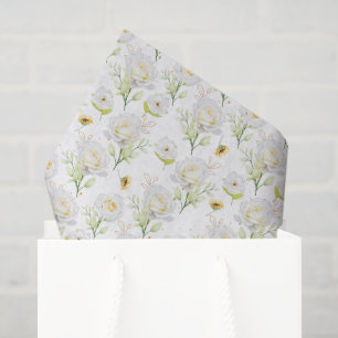 White Roses - Papel Tecidual