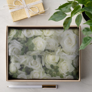 White Roses - Papel Tecidual
