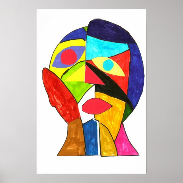 White - Sam Hoover poster (Frente)