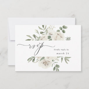 White Soft Floral e Eucalyptus w RSVP 3